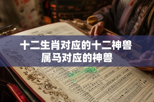 十二生肖对应的十二神兽 属马对应的神兽
