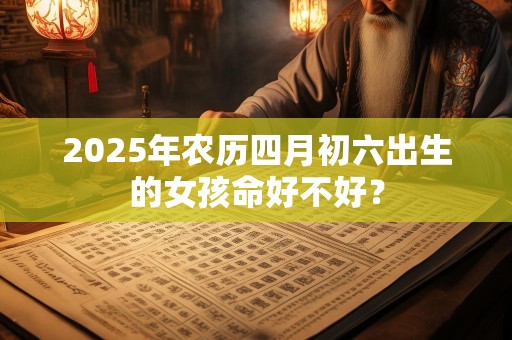 2025年农历四月初六出生的女孩命好不好？