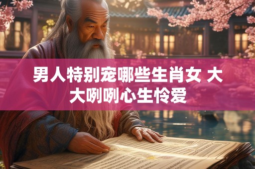 男人特别宠哪些生肖女 大大咧咧心生怜爱
