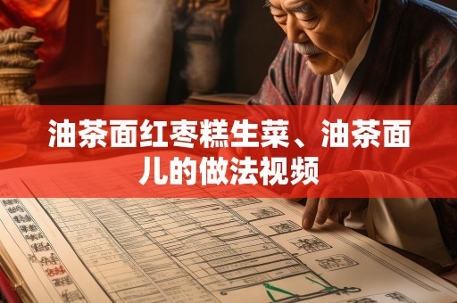 油茶面红枣糕生菜、油茶面儿的做法视频