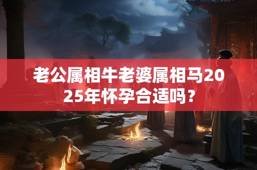 老公属相牛老婆属相马2025年怀孕合适吗？