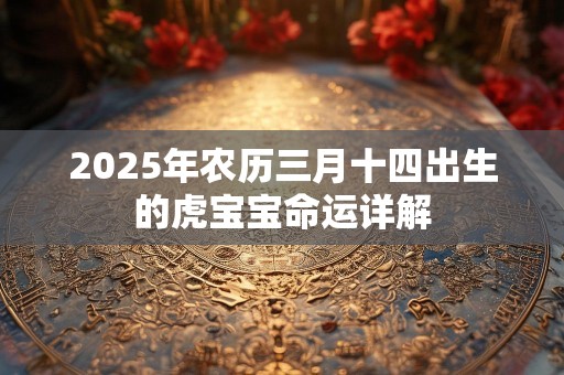 2025年农历三月十四出生的虎宝宝命运详解