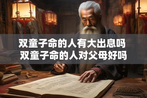 双童子命的人有大出息吗 双童子命的人对父母好吗