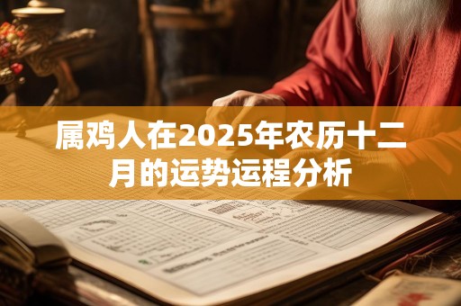 属鸡人在2025年农历十二月的运势运程分析