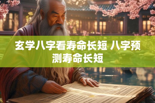 玄学八字看寿命长短 八字预测寿命长短