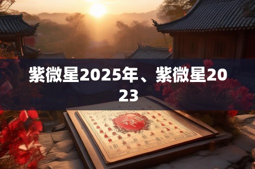 紫微星2025年、紫微星2023