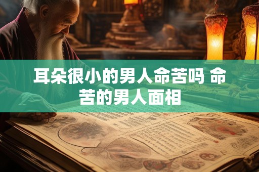 耳朵很小的男人命苦吗 命苦的男人面相