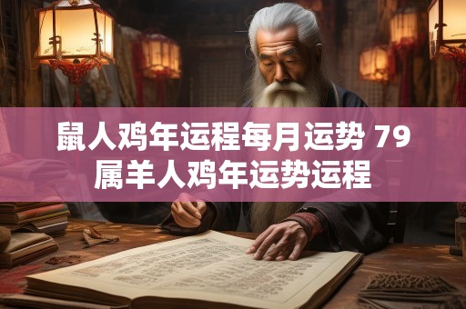 鼠人鸡年运程每月运势 79属羊人鸡年运势运程