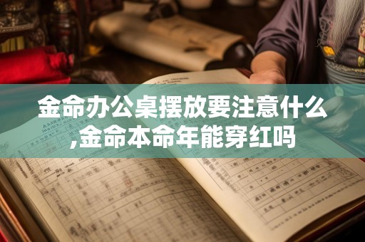 金命办公桌摆放要注意什么,金命本命年能穿红吗
