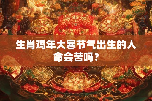 生肖鸡年大寒节气出生的人命会苦吗？