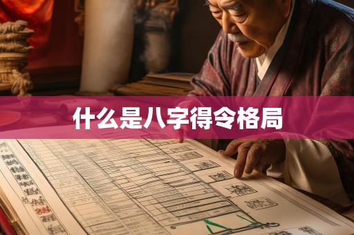 什么是八字得令格局