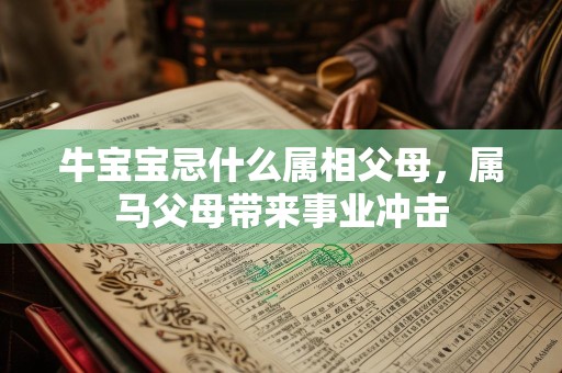牛宝宝忌什么属相父母，属马父母带来事业冲击
