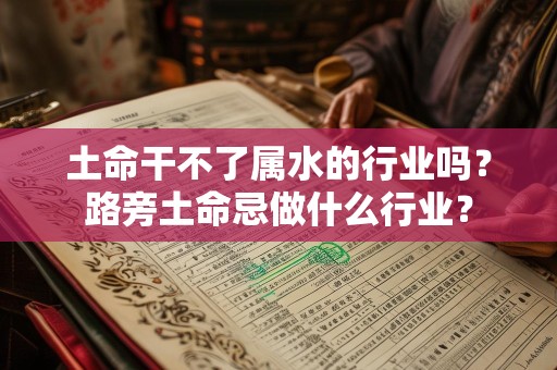 土命干不了属水的行业吗？路旁土命忌做什么行业？