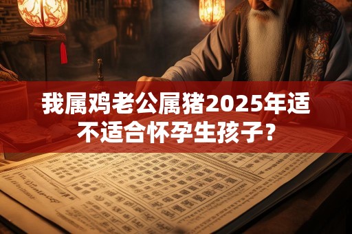 我属鸡老公属猪2025年适不适合怀孕生孩子？