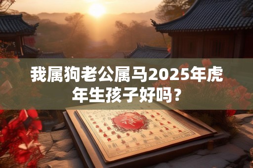 我属狗老公属马2025年虎年生孩子好吗？