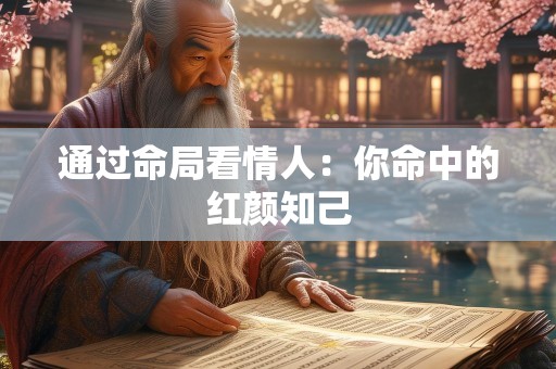 通过命局看情人：你命中的红颜知己