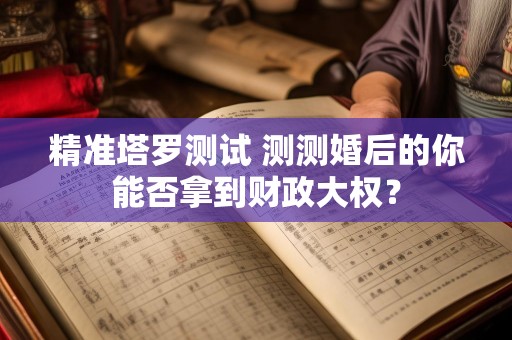精准塔罗测试 测测婚后的你能否拿到财政大权？