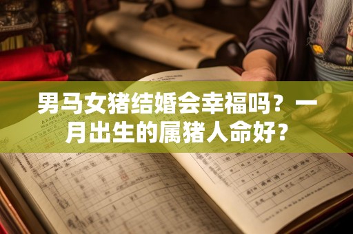 男马女猪结婚会幸福吗？一月出生的属猪人命好？