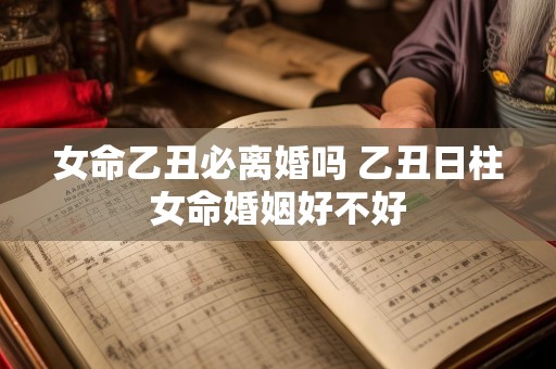 女命乙丑必离婚吗 乙丑日柱女命婚姻好不好