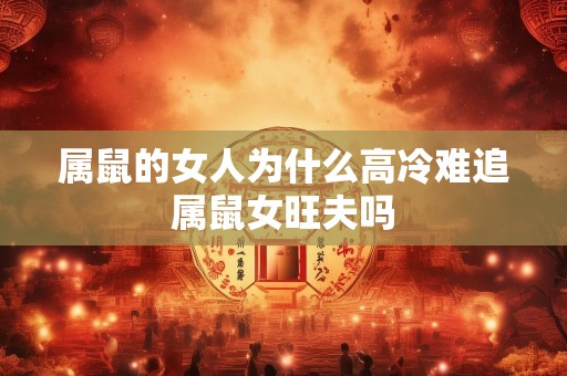 属鼠的女人为什么高冷难追属鼠女旺夫吗