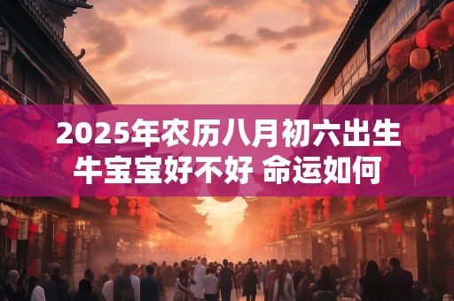 2025年农历八月初六出生牛宝宝好不好 命运如何