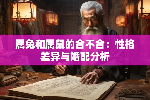 属兔和属鼠的合不合：性格差异与婚配分析