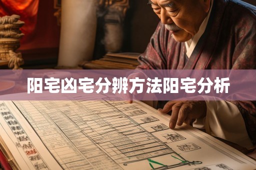 阳宅凶宅分辨方法阳宅分析