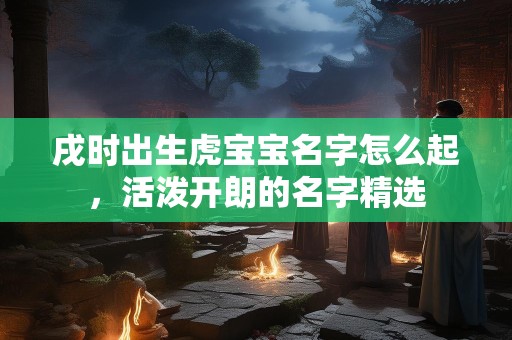 戌时出生虎宝宝名字怎么起，活泼开朗的名字精选