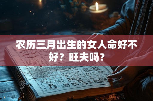 农历三月出生的女人命好不好？旺夫吗？