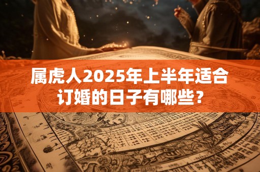 属虎人2025年上半年适合订婚的日子有哪些？