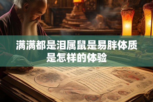 满满都是泪属鼠是易胖体质是怎样的体验