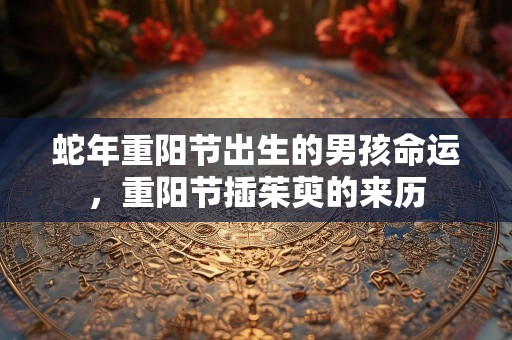 蛇年重阳节出生的男孩命运，重阳节插茱萸的来历