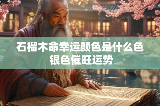 石榴木命幸运颜色是什么色 银色催旺运势