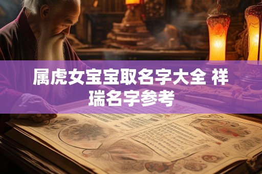 属虎女宝宝取名字大全 祥瑞名字参考