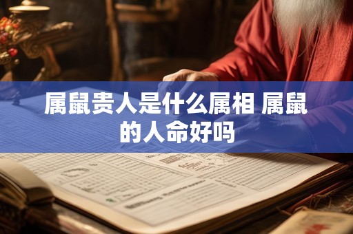 属鼠贵人是什么属相 属鼠的人命好吗