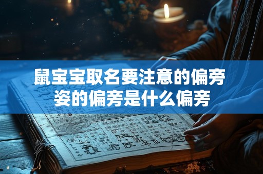 鼠宝宝取名要注意的偏旁 姿的偏旁是什么偏旁