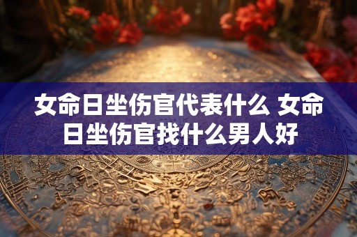 女命日坐伤官代表什么 女命日坐伤官找什么男人好