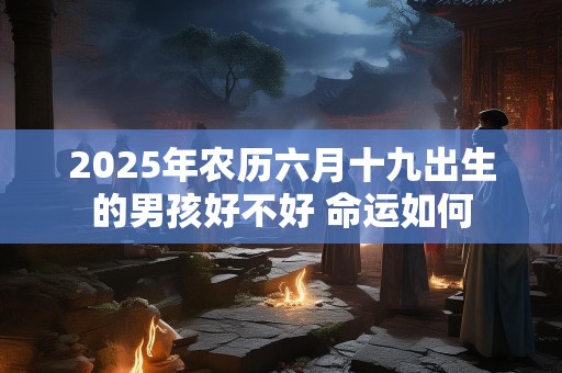 2025年农历六月十九出生的男孩好不好 命运如何