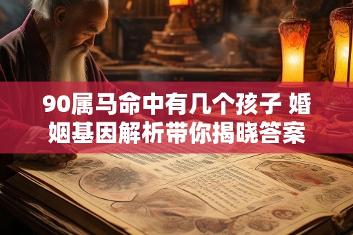 90属马命中有几个孩子 婚姻基因解析带你揭晓答案
