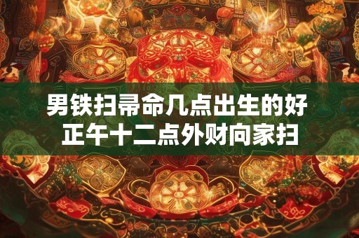 男铁扫帚命几点出生的好 正午十二点外财向家扫