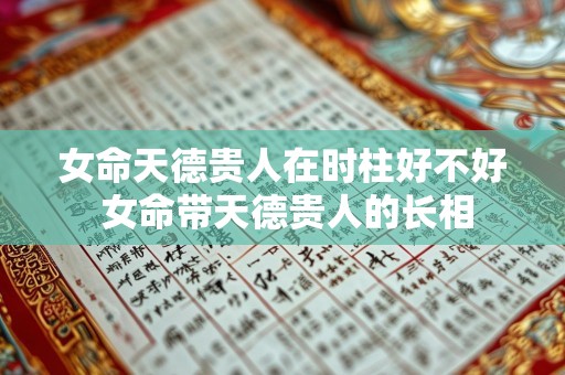 女命天德贵人在时柱好不好 女命带天德贵人的长相