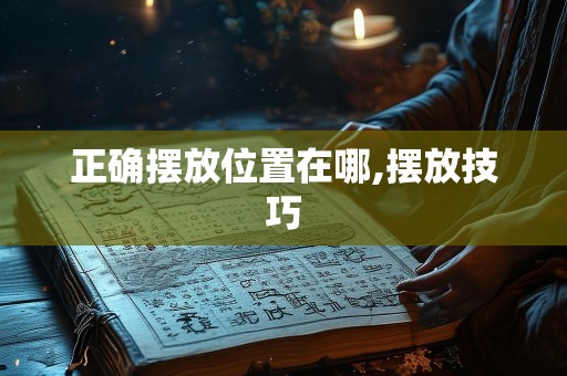 正确摆放位置在哪,摆放技巧