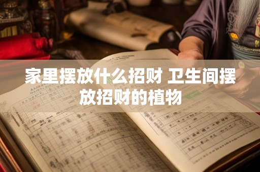 家里摆放什么招财 卫生间摆放招财的植物