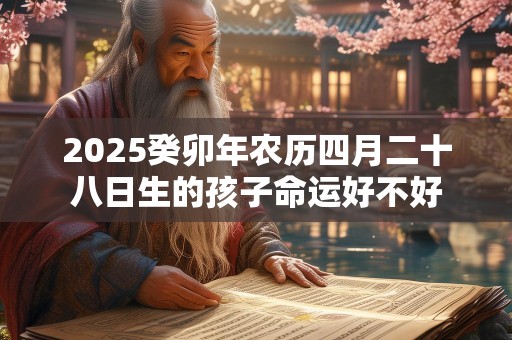 2025癸卯年农历四月二十八日生的孩子命运好不好