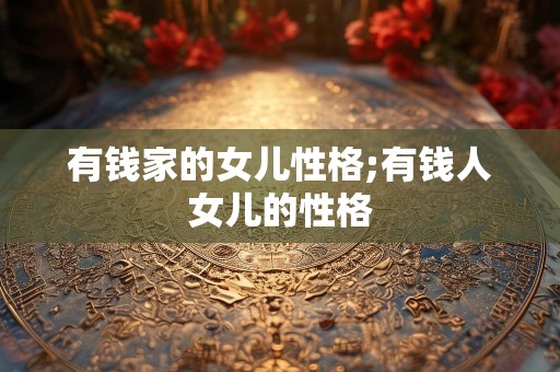 有钱家的女儿性格;有钱人女儿的性格