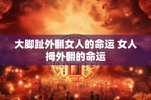 大脚趾外翻女人的命运 女人拇外翻的命运