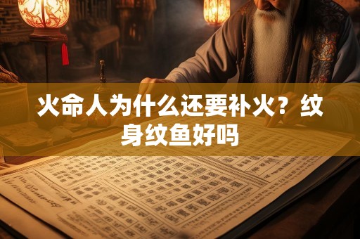 火命人为什么还要补火？纹身纹鱼好吗