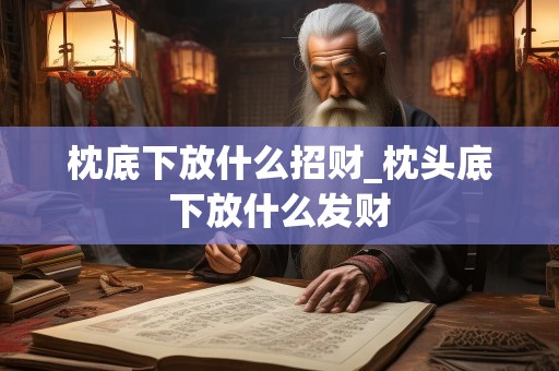 枕底下放什么招财_枕头底下放什么发财