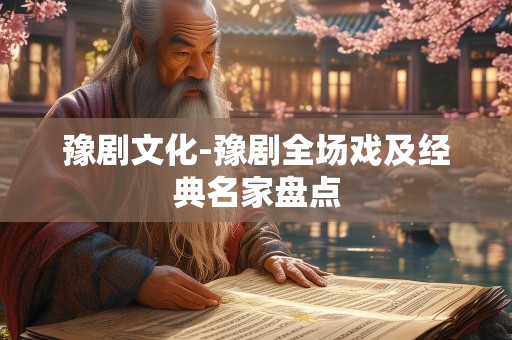 豫剧文化-豫剧全场戏及经典名家盘点