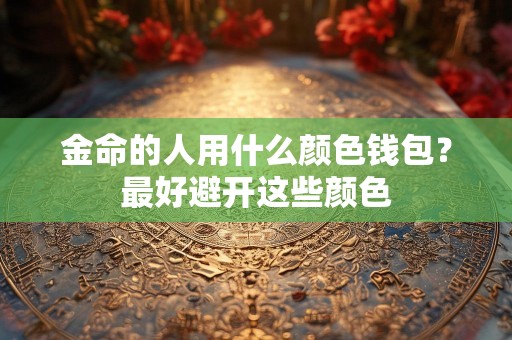 金命的人用什么颜色钱包？最好避开这些颜色